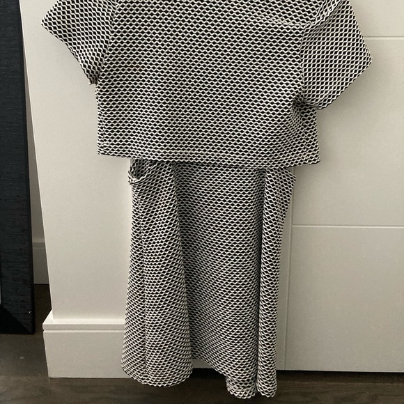 Topshop grey patterned dress - Picture 2 of 2